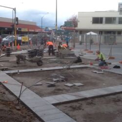 Commercial area preparation