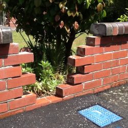 Brick wall preparation before repair